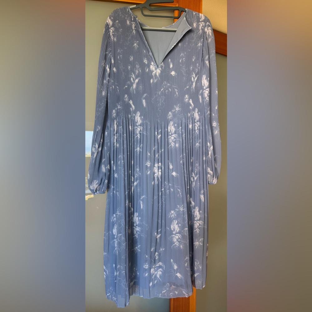 Wilfred Blue Floral Maxi Dress - Picture 2 of 4
